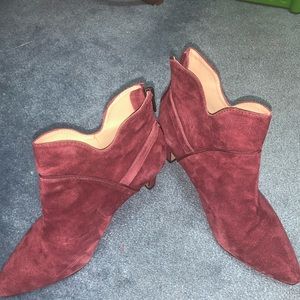 Cranberry ankle boots